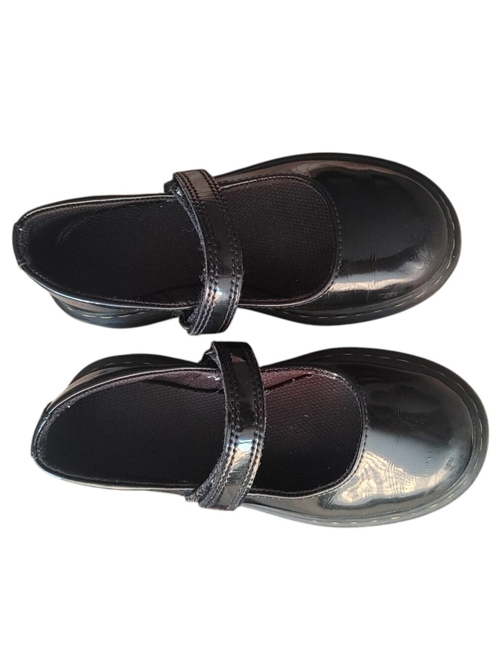 Dr. Martens Maccy Mary Jane Black Patent Leather Casual Shoe - Picture 3 of 11
